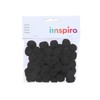 Black Polypropylene Pom Poms 25mm Pack of 50