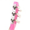 NEW! 30" Left Handed Pink Wood Guitar With Case and