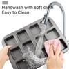 Beasea Brownie Pan with Dividers, 2 Set All Edges Square