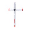 Woodworking Ruler Scribing Tool 2 In 1 Multifunctional Aluminum Alloy