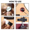 Piezo Contact Microphone Pickup EQ Electric Guitar Parts for Violin