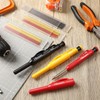 Hiboom 3 Pack Solid Carpenter Pencil with Pencil Cap and