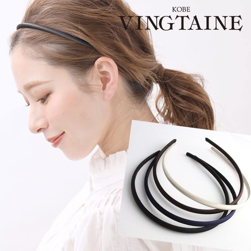 VINGTAINE HK-137-BK Simple Headband Hair Accessories, Black