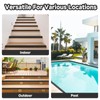 Thickened Stair Edge Trim - 20FT Rubber Stair Nosing, Non-Slip