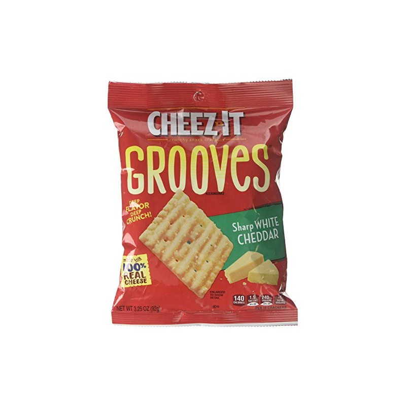 Pringles Cheddar Crackers, Sharp White, (Pack of 6)