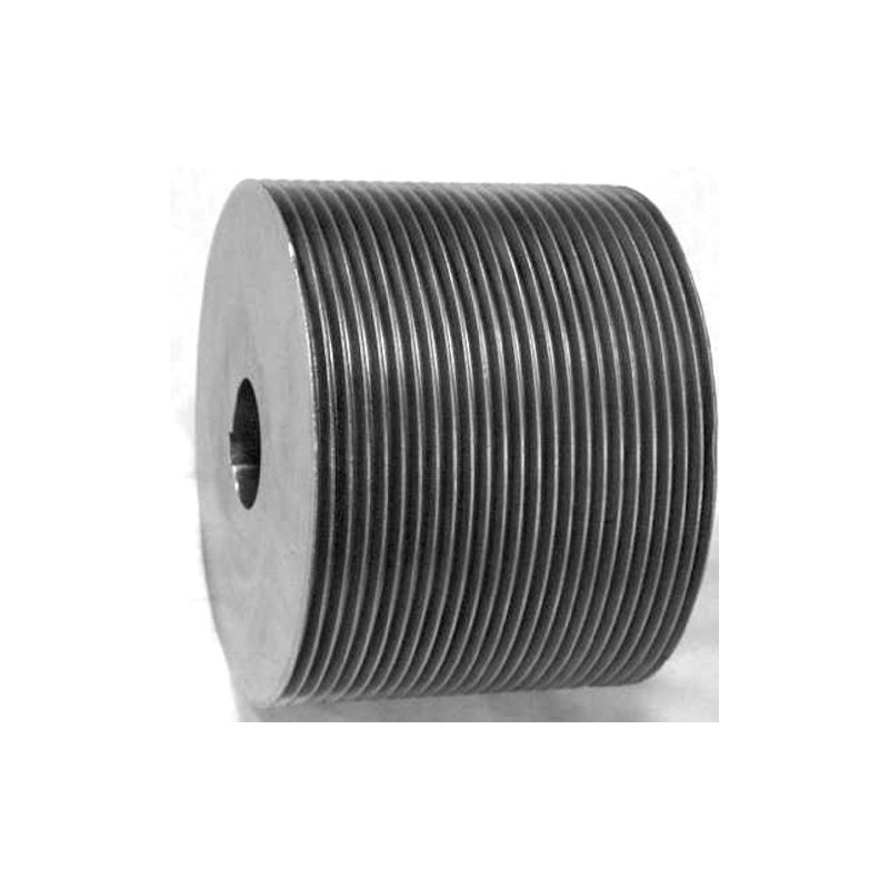 PVJ20X8.MPB Ametric® Poly V Pulley, Metric J Profile, 8 Grooves,