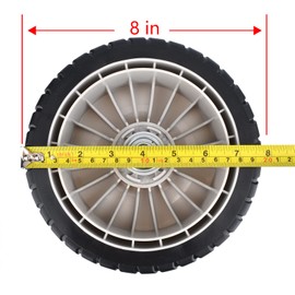Cancanle 8-inch Lawn Mower Rear Wheel for Honda 42710-VE2-M01ZE 42710-VE2-M02ZE HRR216K6 (without gear)