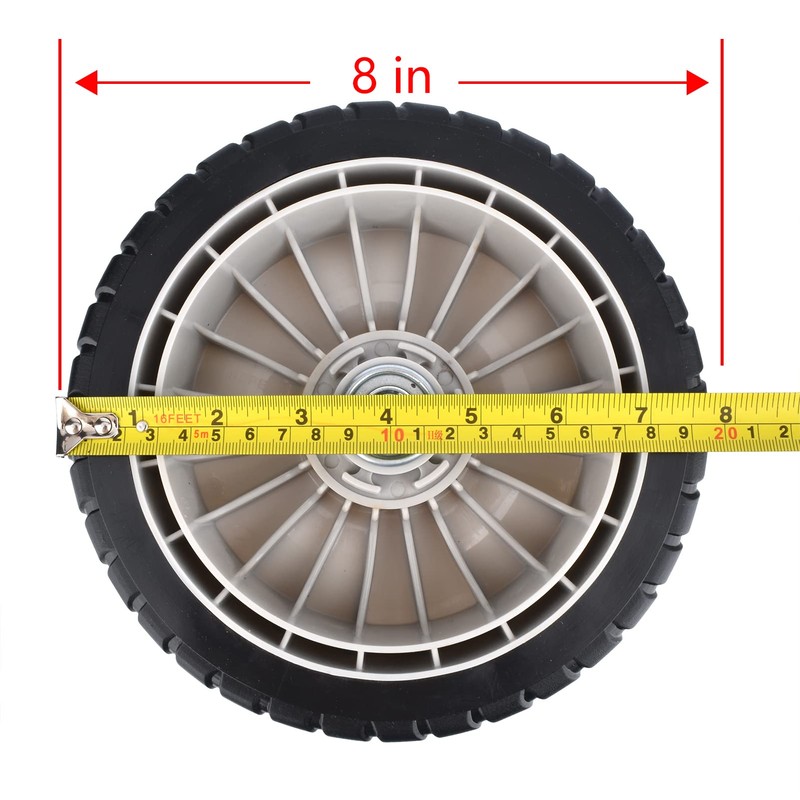 Cancanle 8-inch Lawn Mower Rear Wheel for Honda 42710-VE2-M01ZE 42710-VE2-M02ZE
