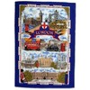 Elgate London Tea Towel with Scenic Historical Streets and Landmarks