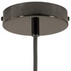 creative cables Cylindrical metal ceiling rose kit - Conical, Black