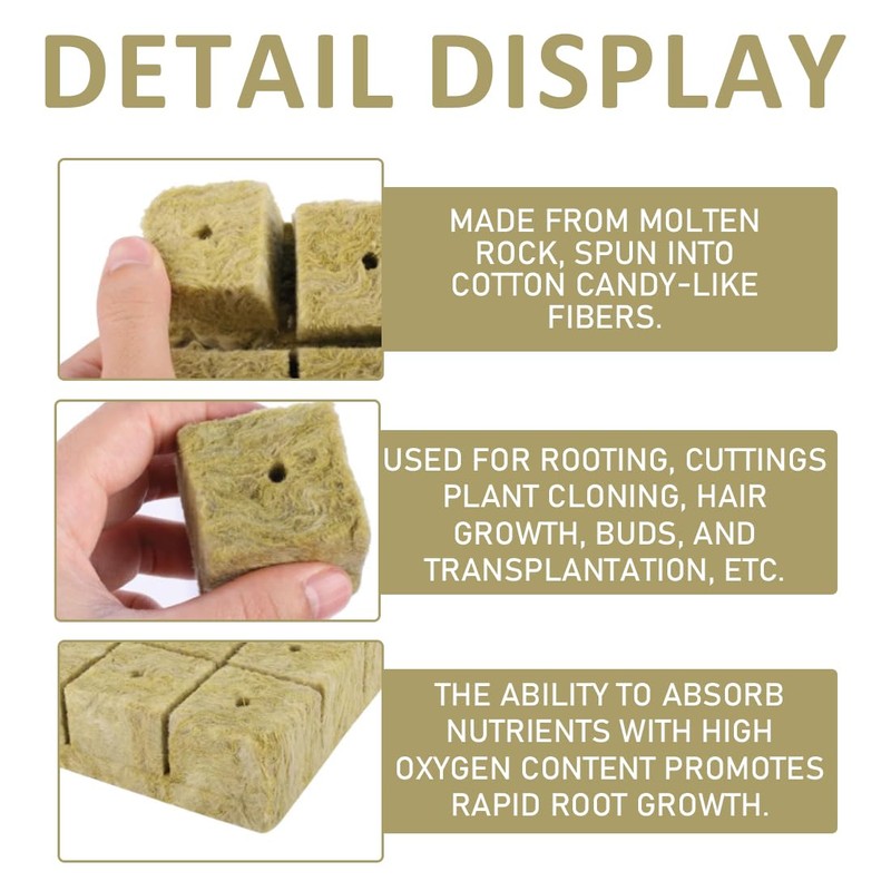 Rock Wool Cultivation 28 Cubes - Rock Wool Cube 4