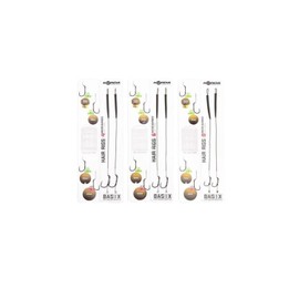 Korda Basix Hair Rigs Wide Gape Carp Fishing Rigs Size 4 / 25 lbs / 11.3 kg