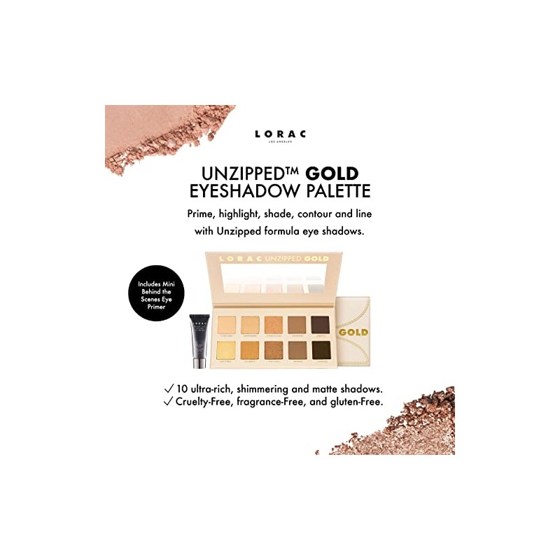 Paleta de sombras Lorac Unzipped Gold
