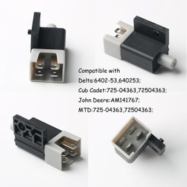 725-04363 Safety Interlock Switch for MTD 725-04363 Craftsman 725-04363 Cub Cadet 72504363 John Deere AM141767 Delta 6402-53