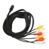 Mini DIN to 6 RCA Cable 9 Pin Clear Signal