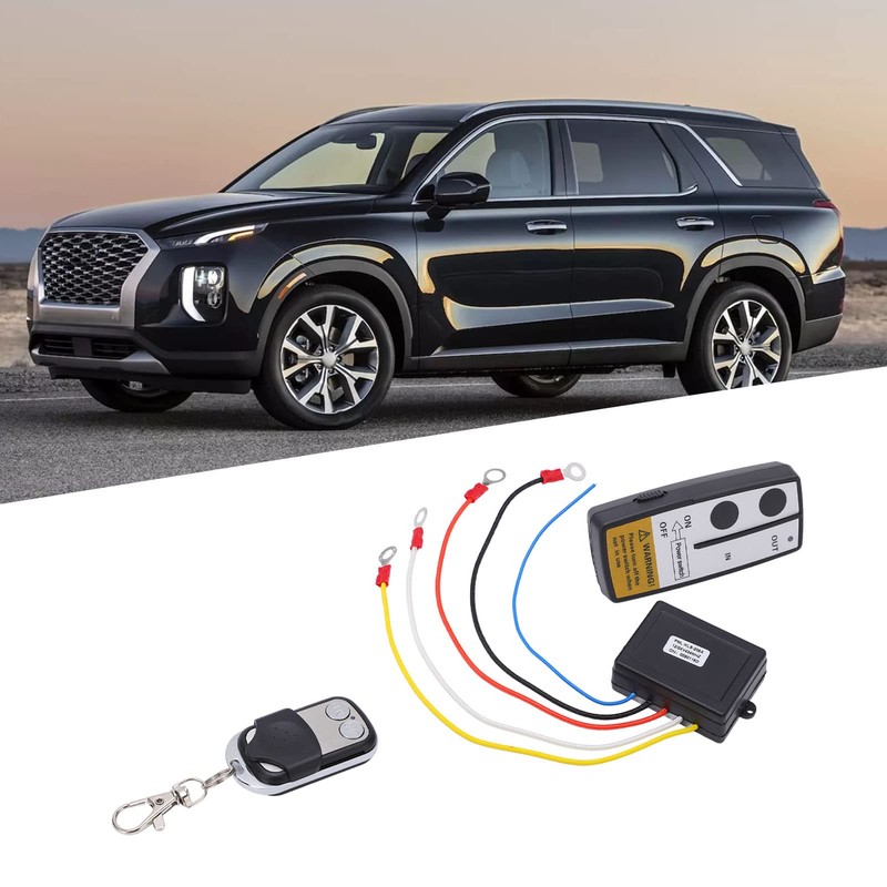 Wireless Winch Control, DC 12 V 24 V Remote Control,