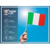 PHENO FLAGS Italy Hand Flag, Set of 10 - Small
