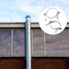 2 Pcs 6 1/2 Inch Pipe Hanger, 304 Stainless Steel