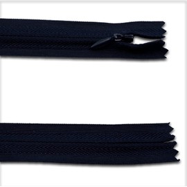 3 X Invisible Zips | Navy, 20 Inch / 50cm | Closed-Ended Concealed Zipper for Sewing by UMTMedia®