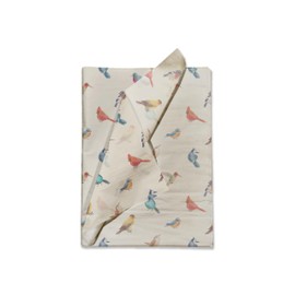 Pro Supply Global Birds Printed Tissue Paper for Gift Bags or Boxes and Wrapping - Bulk Decorative Art Tissue Paper for Packaging and Gifting | 24 Sheets 20" x 30"