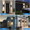 SHIMR Outdoor Wall Lights with Dusk to Dawn Sensor, Up