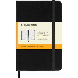 Moleskine Classic Pocket Notebook, Black