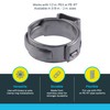 SharkBite 1/2 Inch Clamp Ring, Pack of 10, Stainless Steel