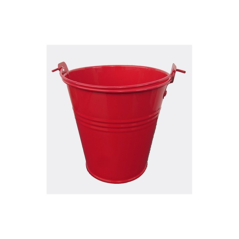 Spring life 11CM METAL TIN HERB FLOWER BUCKET POT PLANTER