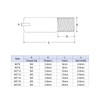 sourcing map 10Pcs M3 x 20mm Slotted Cylindrical Pin 304