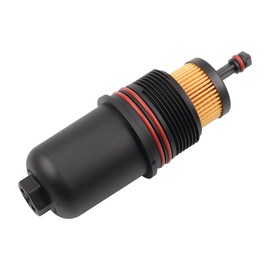 Dasbecan Oil Filter Cap Lid Cover Compatible with Ford Fusion/F-150 2.7L V6/EcoBoost Replaces# FT4Z6A832C FT4Z-6A832-C