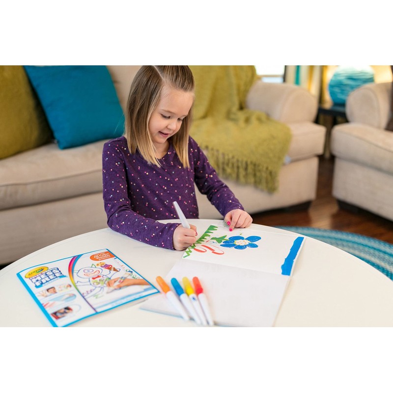 Crayola Color Wonder Paintbrush Pens & Paper, Mess Free Coloring