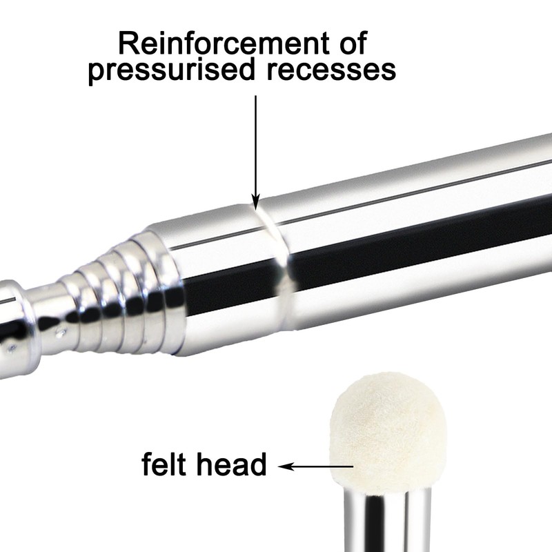 1 x extendable pointer stick, 100 cm, extendable, telescopic pointer