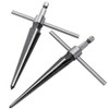 Yakamoz 2Pieces T-Handle Tapered Reamer Set, 1/4" Hex Shank Detachable