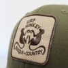 Surf Monkey Recycled Trucker Cap One Size 6P Design, olive