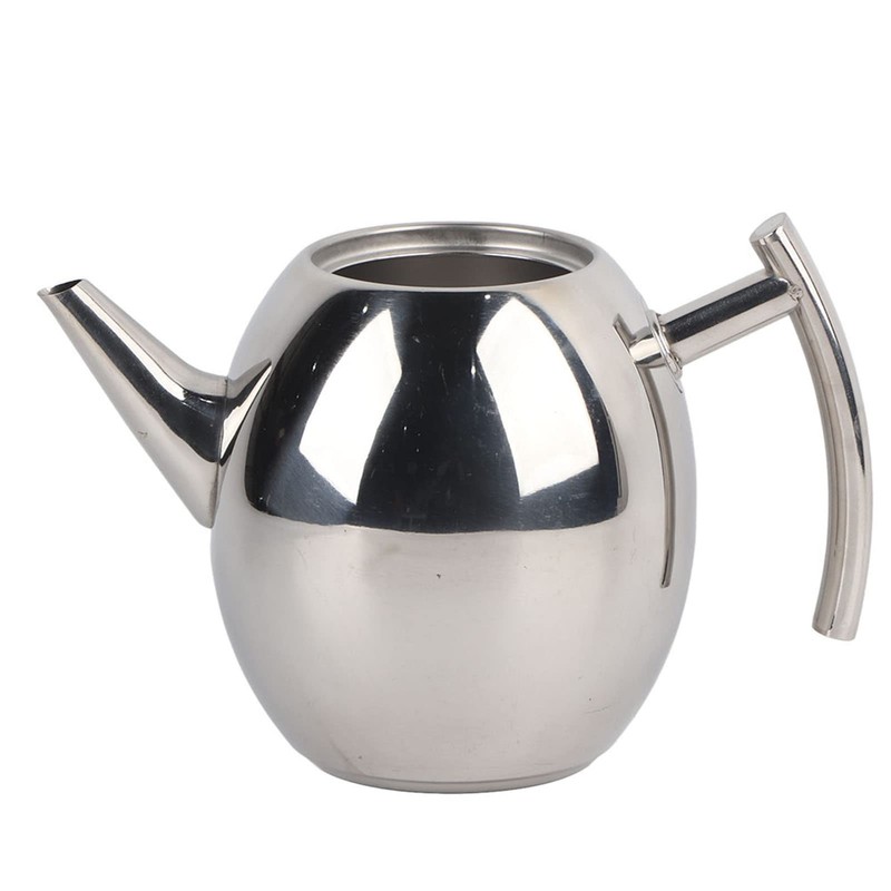 Stainless Steel Teapot, 1.5 L Stainless Steel Kettle/Teapot with Filter,