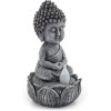 VP Home Zen Buddha Statue Solar Powered LED Garden Pathway