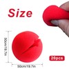Pack of 20 Red Magic Balls, Red Clown Nose Cosplay,