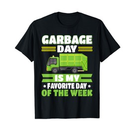 Garbage Day Kids City Garbage Truck Funny Tee Toddler T-Shirt