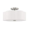 Livex Lighting 3 Lt Brushed Nickel Ceiling Mount