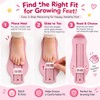 Kids Foot Measuring Ruler for Shoe Sizing – Plastic Foot