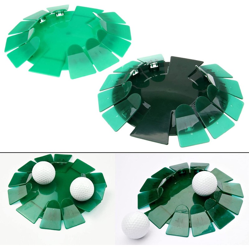 MUXSAM Golf Übungsloch, Putter Übungshilfe Grüner Übungs Putting Cup für