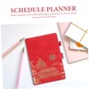 NUOBESTY Buckle Notebook Standard Planner Weekly Monthly Planner 2023 Daily