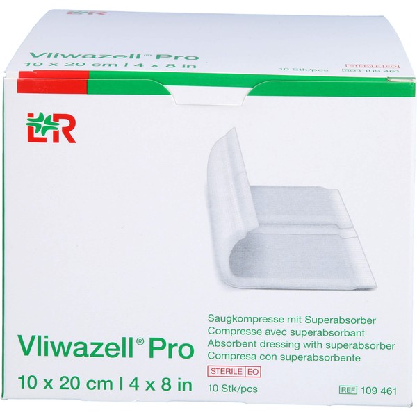 Nicht vorhanden Vliwazell Pro Steril 10x20, 10 St KOM