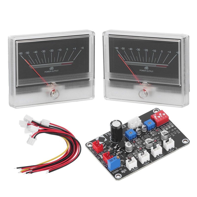 VU Meter Sound Audio Level Indicator Pre Amplifier Amp with