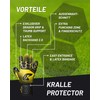 CATCH & KEEP Goalkeeper Gloves Children's Claw Protector Yellow Size