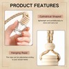 6 Pcs 8ml Hanging Car Diffuser Bottle,With Cherry Pendant, Refillable