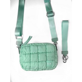 The Iris Accessory Puff Bag (#24231) - Crossbody Bag:_Mint Green