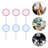 Angoily 6Pcs Handheld Dry Erase Scoreboard Mini Round Whiteboard for