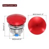 MECCANIXITY 1PCS 3A 22MM 7/8" Momentary Mushroom Head Push Button