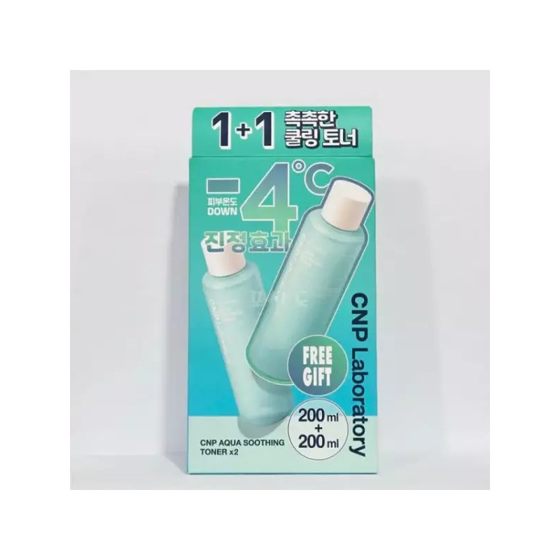 CNPK 차앤박(CNP) 아쿠아 수딩 토너 200ml 1+1기획 Cha&Park CNP Aqua